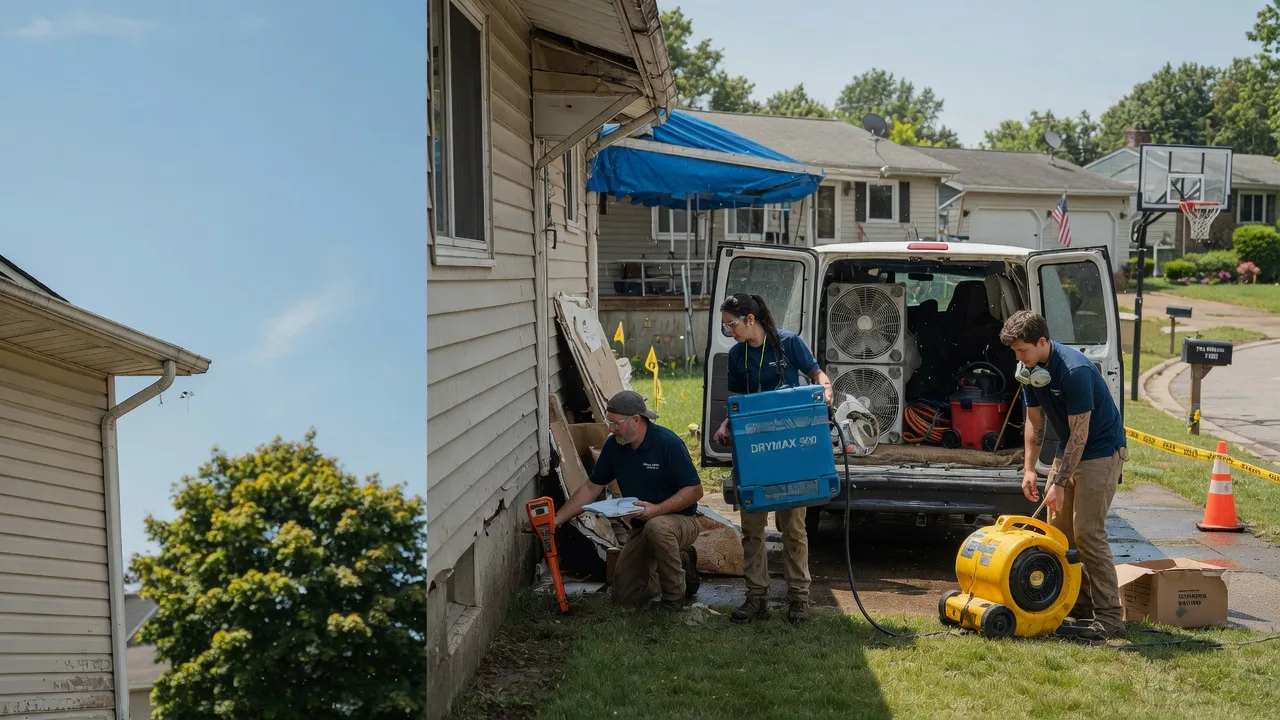Ceiling Leak Cleanup in Leesport, PA near me